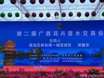 花開(kāi)八桂壯美廣西，第二屆廣西花卉苗木交易會(huì)開(kāi)幕