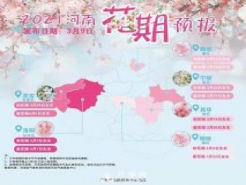 河南省氣象局發(fā)布花期地圖 洛陽(yáng)牡丹花4月3日進(jìn)入初花期